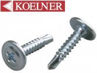 Саморез KOELNER Фасовка (100шт) Клоп с Пресшайбой Свело  4,2*16мм РП
