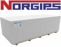 Гипсокартон стеновой 12,5*1200*3000 NORGIPS, РП