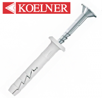 Д/гвоздь  KOELNER FX  C6*40 K  НОВИНКА !!!  (100шт)    с воротом    РП