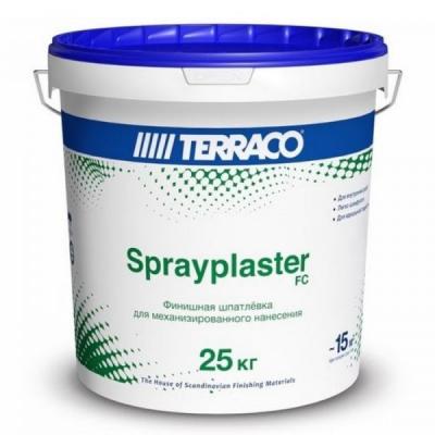 TERRACO Sprayplaster Финишная шпатлевка МАШИННОГО нанесения  25кг