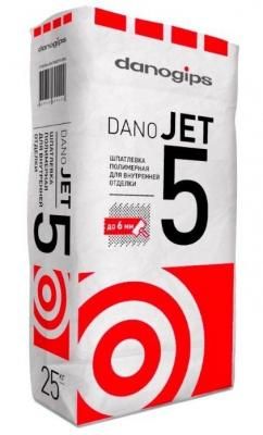 DANOGIPS Выравнивающая полимерная шпатлевка DANO JET 5 25кг    РФ