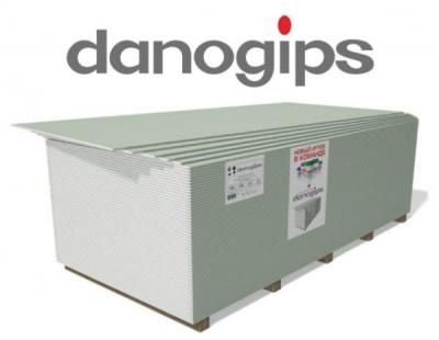 Гипсокартон ГСП Влагостойкий Потолочный 9,5*1200*3000 DANOGIPS, РБ